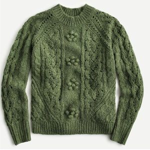 J. Crew Pointelle Sweater NWT